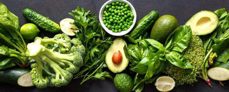 Rau xanh lá là thực phẩm chứa nhiều vitamin E